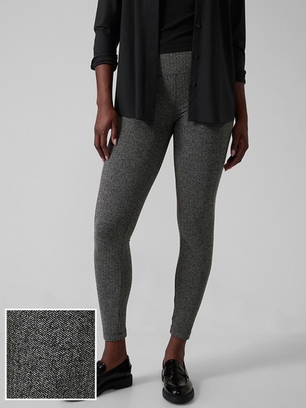 Athleta Delancey Herringbone Tight Leggings
